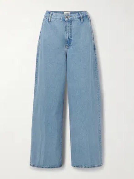Bella Freud Organic Cotton David Wide Leg Jeans